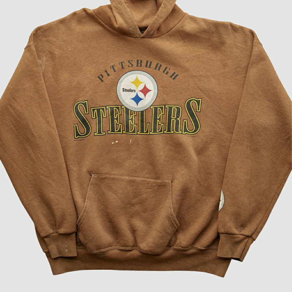 Pittsburgh Steelers Lee Sport 2000s Hooded Pullover Sweatshirt Clay Vintage - Fanatics