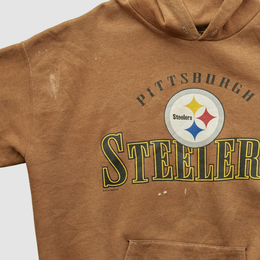 Pittsburgh Steelers Lee Sport 2000s Hooded Pullover Sweatshirt Clay Vintage - Fanatics