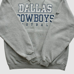 Dallas Cowboys Reebok 2000s Hooded Pullover Sweatshirt Heather Gray Vintage - Fanatics