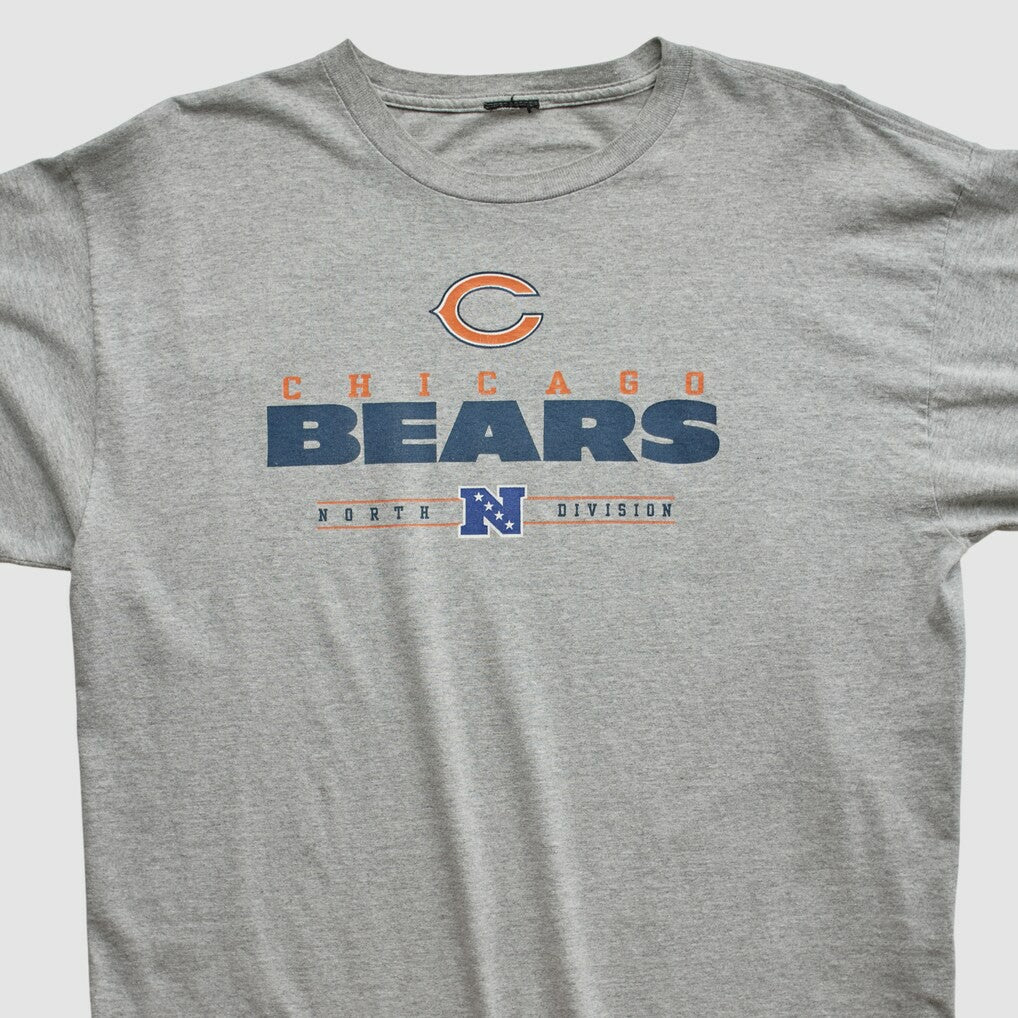 Chicago Bears 2010s Long Sleeve T-shirt Heather Gray Vintage - Fanatics
