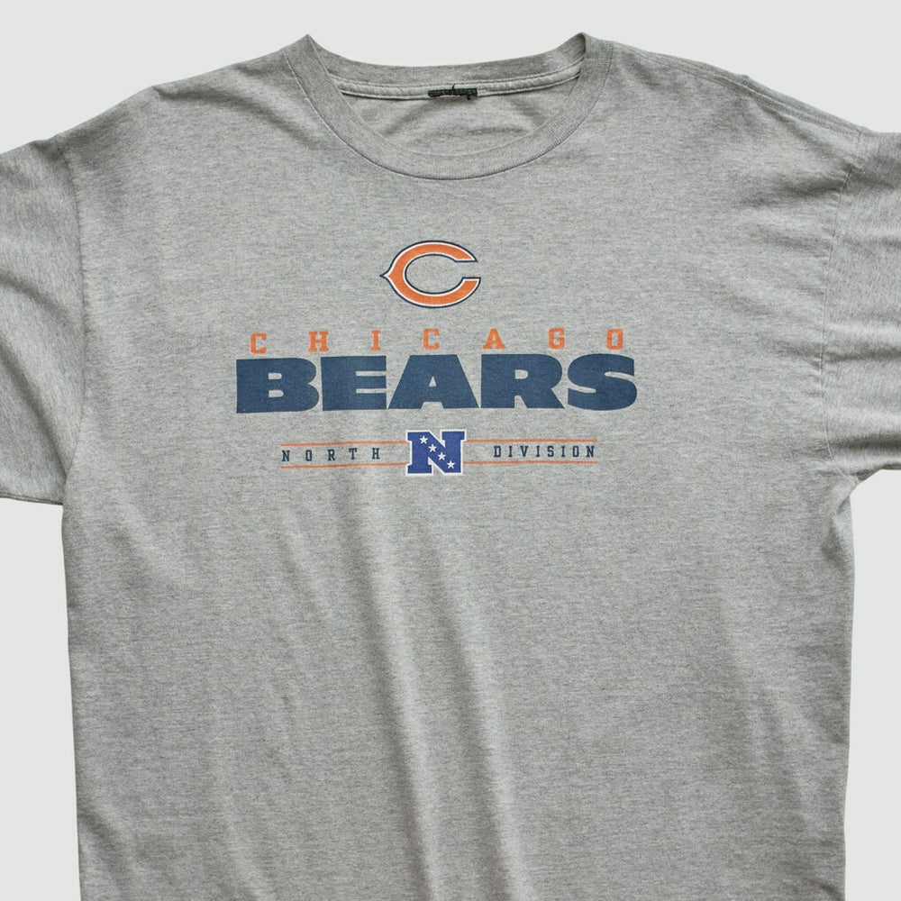 Chicago Bears 2010s Long Sleeve T-shirt Heather Gray Vintage - Fanatics
