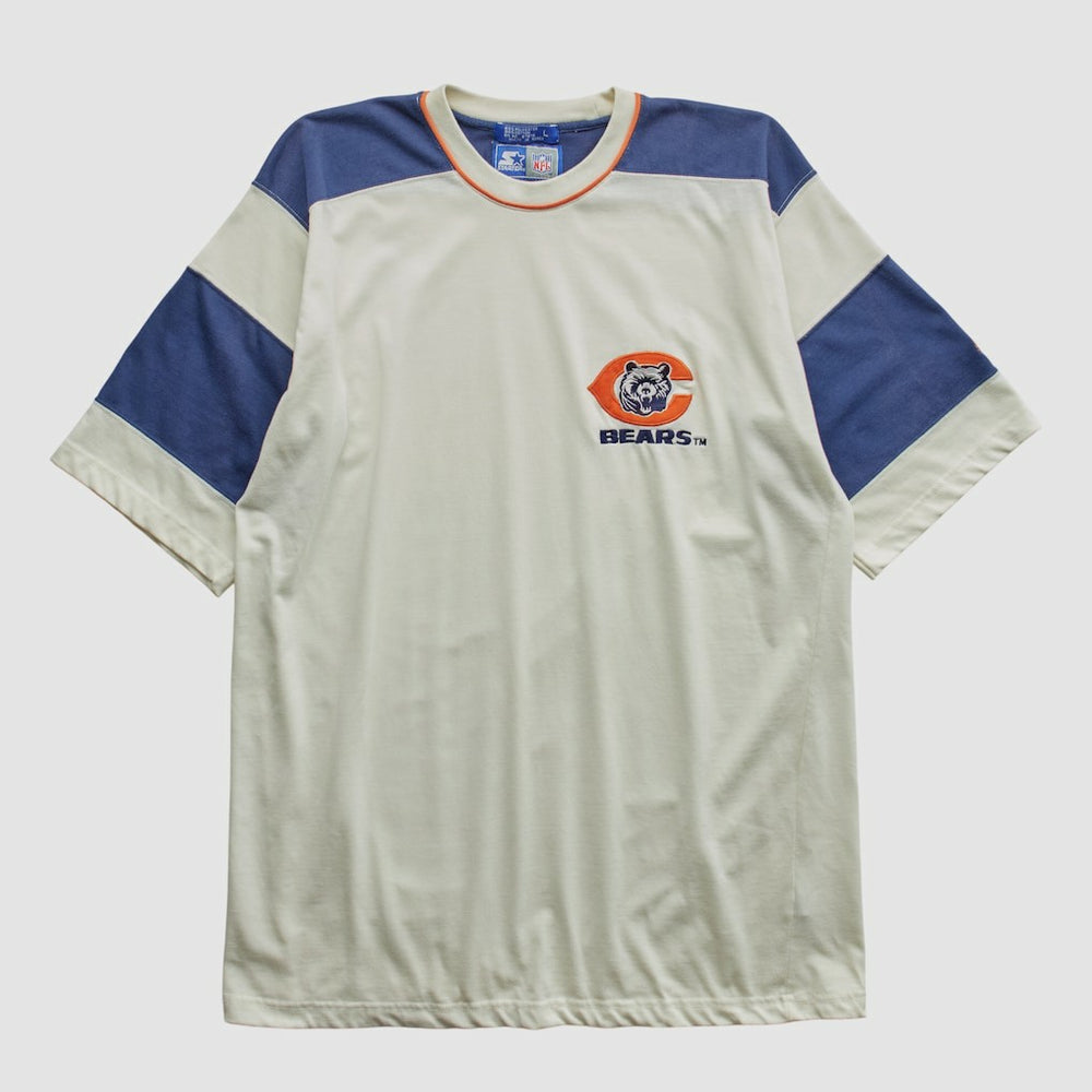 Chicago Bears Starter 90s T-shirt White Vintage - Fanatics