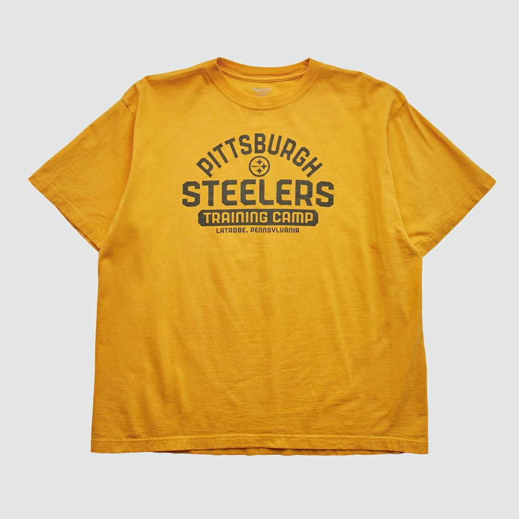 Pittsburgh Steelers Reebok 2000s T-shirt Yellow Vintage - Fanatics