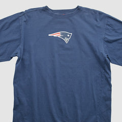 New England Patriots NFL 2000s Long Sleeve T-shirt Navy Vintage - Fanatics