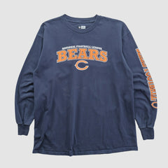 Chicago Bears NFL 2010s Long Sleeve T-shirt Navy Vintage - Fanatics