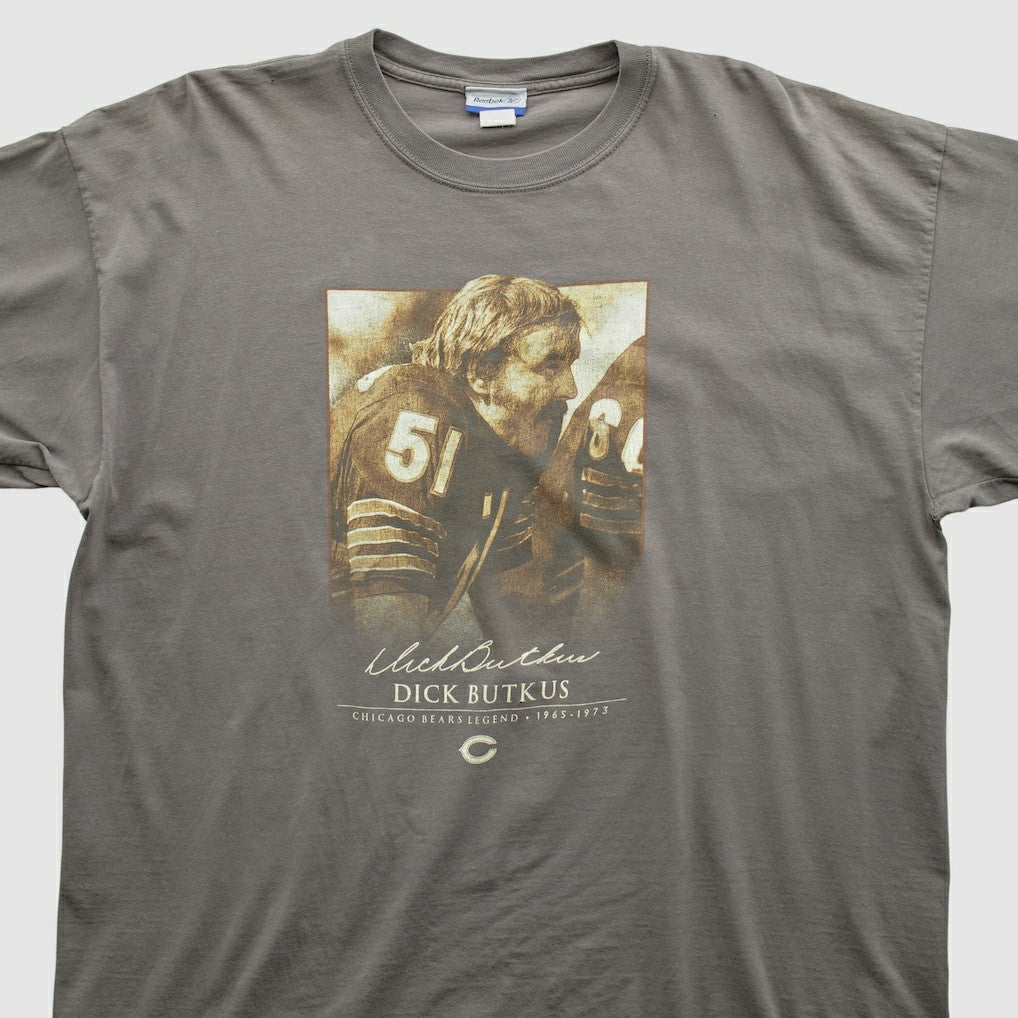 Dick Butkus Reebok 2000s T-shirt Tan Vintage - Fanatics