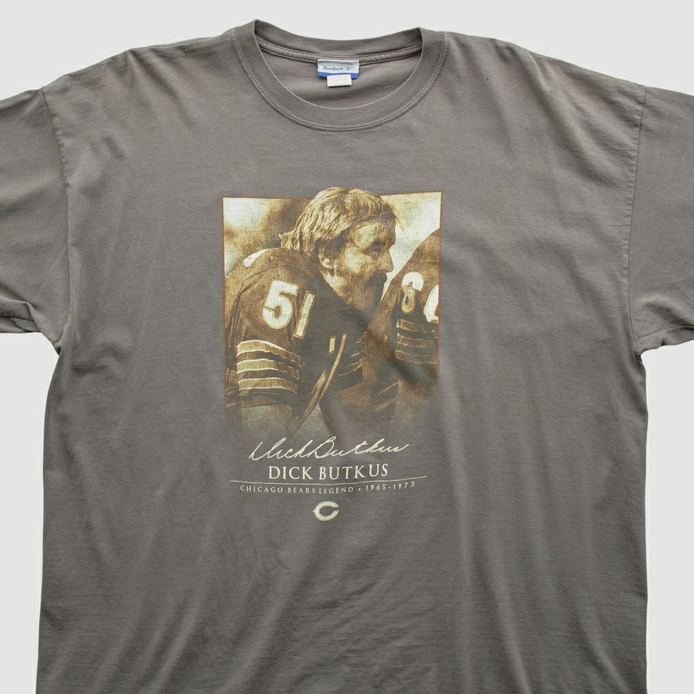 Dick Butkus Reebok 2000s T-shirt Tan Vintage - Fanatics