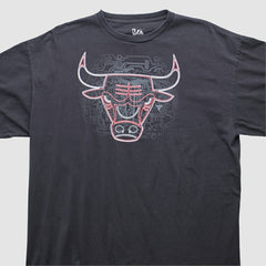 Vintage - Chicago Bulls Majestic 2000s T-shirt - Black Vintage
