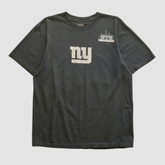 New York Giants Reebok 2010 T-shirt Black Vintage - Fanatics