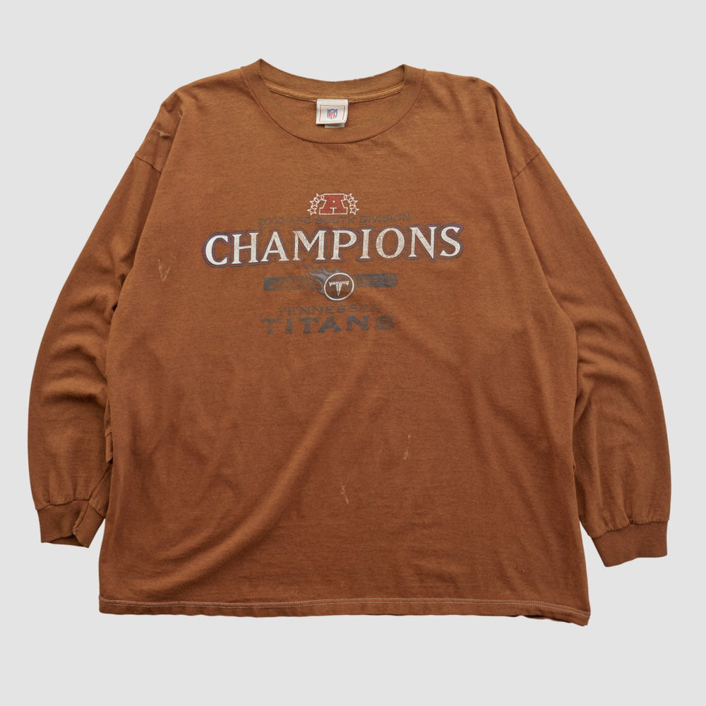 Tennessee Titans NFL 2002 Long Sleeve T-shirt Clay Vintage - Fanatics