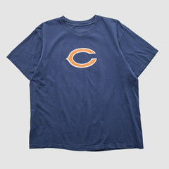 Chicago Bears Reebok 2000s T-shirt Navy Vintage - Fanatics
