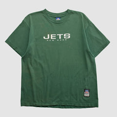 New York Jets Reebok 2000s T-shirt Green Vintage - Fanatics