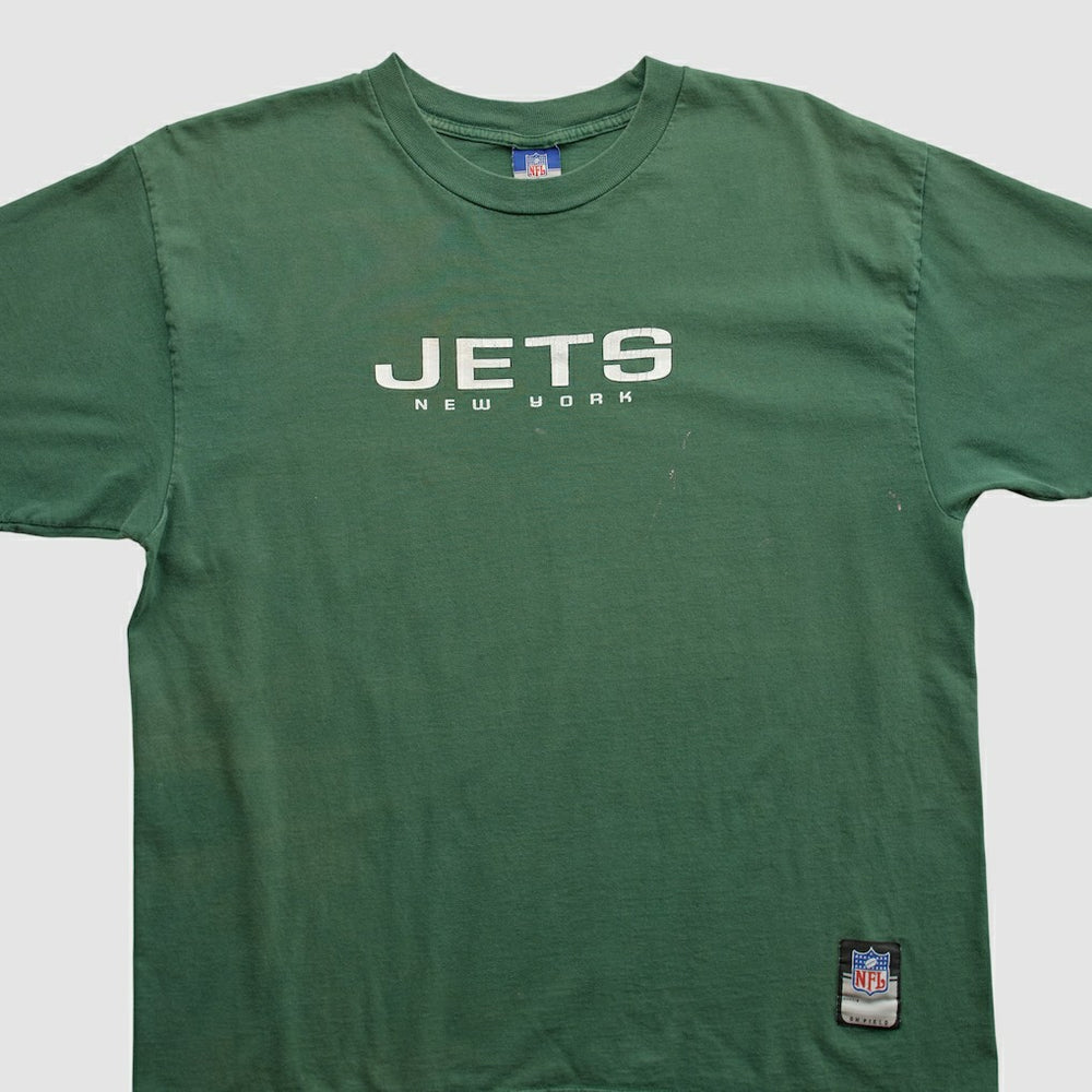 New York Jets Reebok 2000s T-shirt Green Vintage - Fanatics
