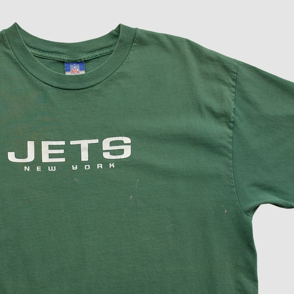 New York Jets Reebok 2000s T-shirt Green Vintage - Fanatics
