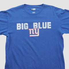New York Giants NFL 2010s Long Sleeve T-shirt Blue Vintage - Fanatics