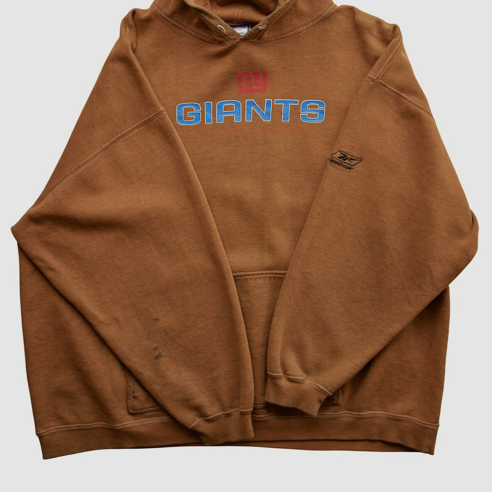 New York Giants Reebok 2000s Hooded Pullover Sweatshirt Clay Vintage - Fanatics
