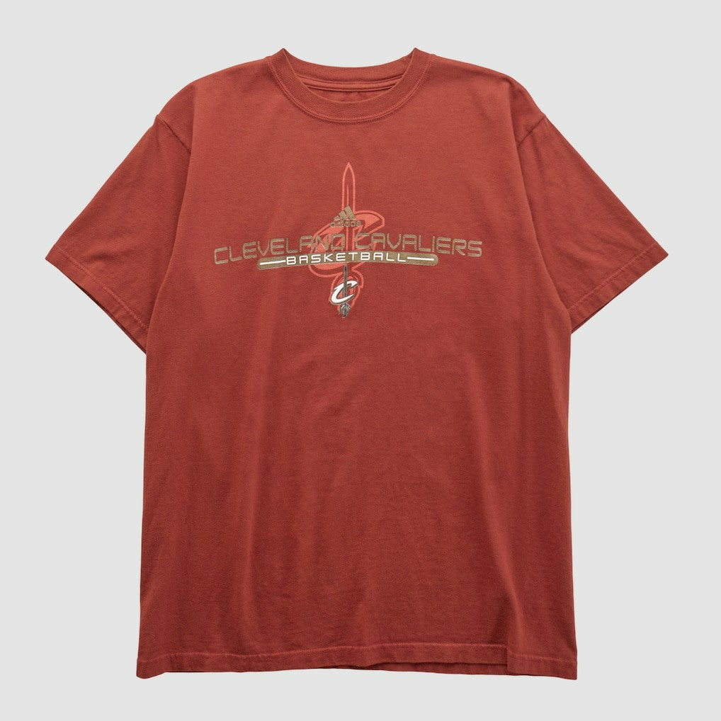 Adidas - Cleveland Cavaliers 2010s T-shirt - Red Vintage