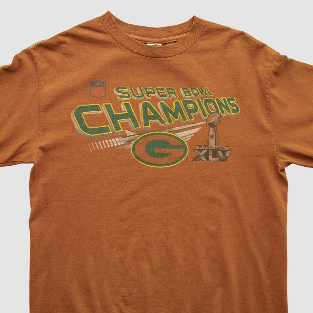 Super Bowl Champions XLV Alstyle 2011 Long Sleeve T-shirt Clay Vintage - Fanatics