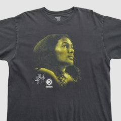 Pittsburgh Steelers Reebok 2000s T-shirt Black Vintage - Fanatics