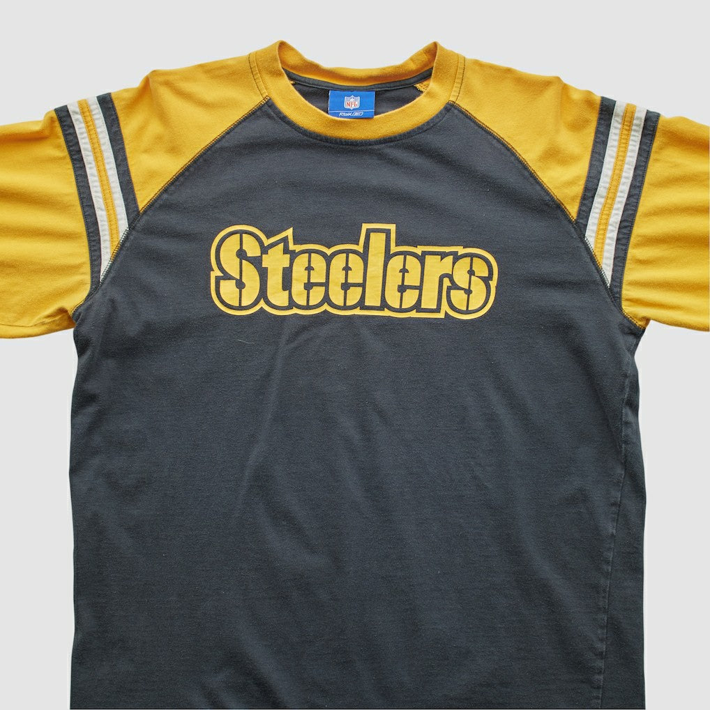 Pittsburgh Steelers Reebok 2000s Long Sleeve T-shirt Black Vintage - Fanatics