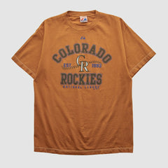 Colorado Rockies Majestic 2000s T-shirt On Sale
