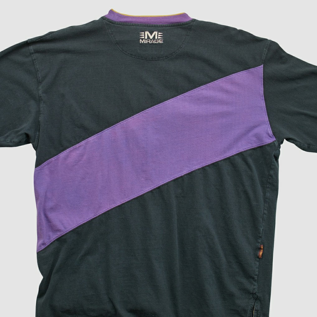 Minnesota Vikings Mirage 90s Long Sleeve T-shirt Black Vintage - Fanatics