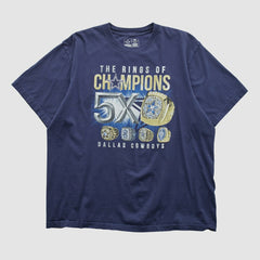 Dallas Cowboys Cowboys Authentic Apparel 2000s T-shirt Navy Vintage - Fanatics
