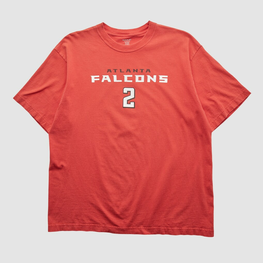 Atlanta Falcons Reebok 2000s T-shirt Red Vintage - Fanatics