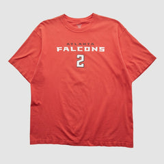 Atlanta Falcons Reebok 2000s T-shirt Red Vintage - Fanatics