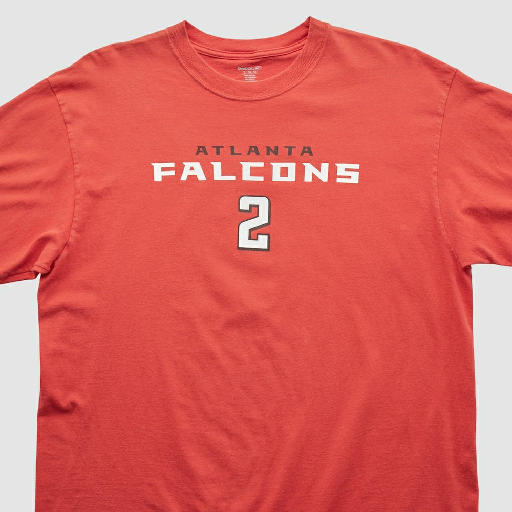 Atlanta Falcons Reebok 2000s T-shirt Red Vintage - Fanatics
