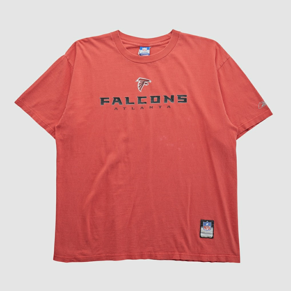 Atlanta Falcons Reebok 2000s T-shirt Red Vintage - Fanatics