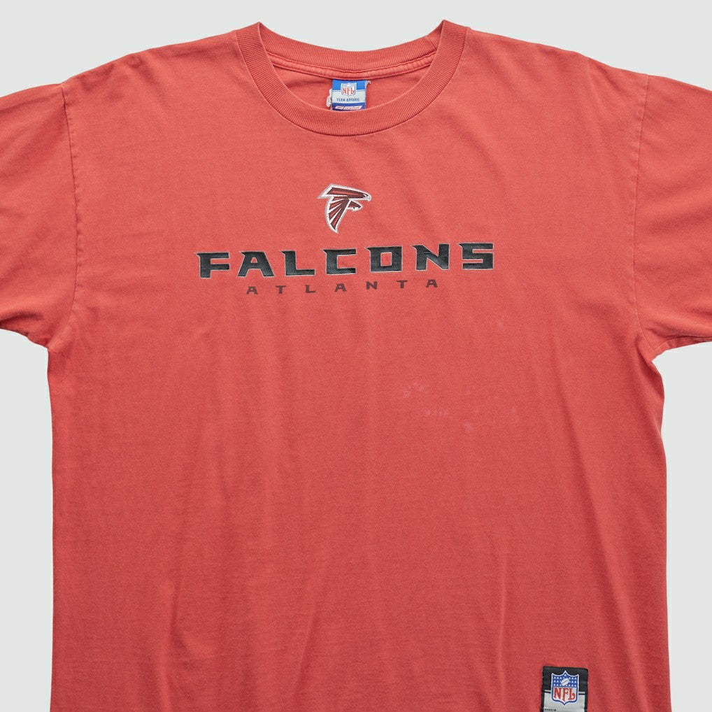Atlanta Falcons Reebok 2000s T-shirt Red Vintage - Fanatics