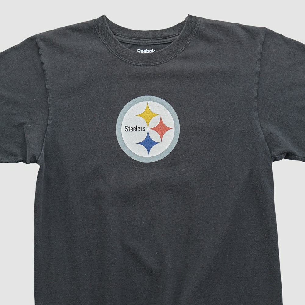 Pittsburgh Steelers Reebok 2000s T-shirt Black Vintage - Fanatics