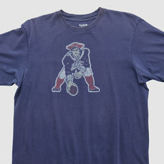 New England Patriots Reebok 2000s T-shirt Navy Vintage - Fanatics