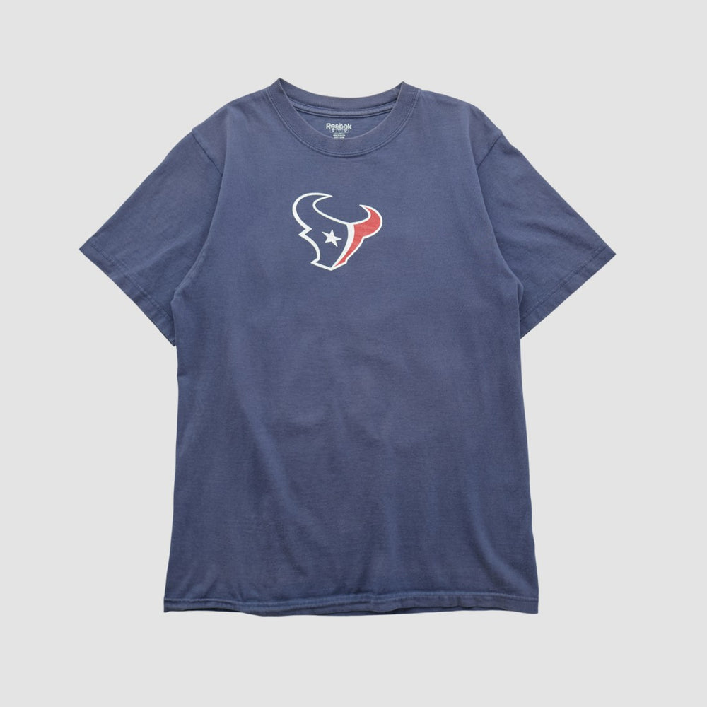 Houston Texans Reebok 2000s T-shirt Navy Vintage - Fanatics