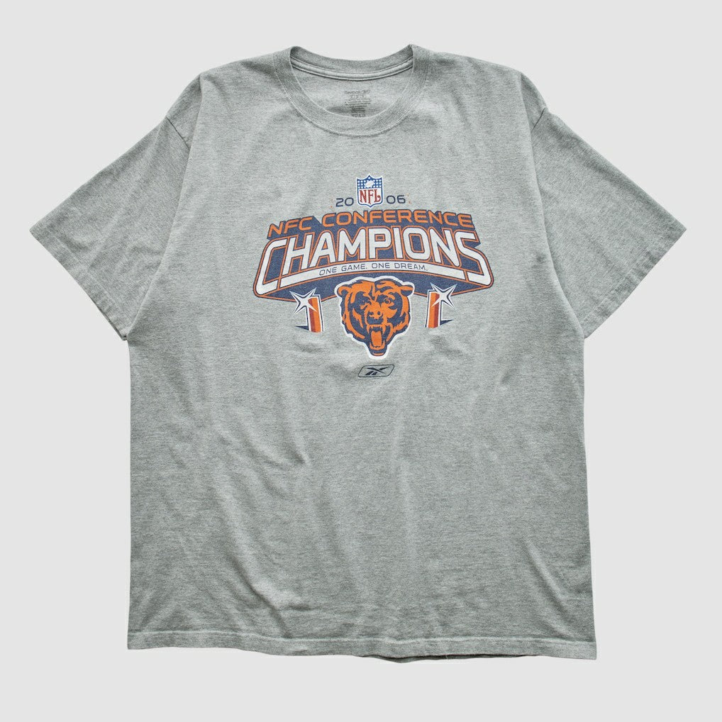 Chicago Bears Reebok 2006 T-shirt Heather Gray Vintage - Fanatics