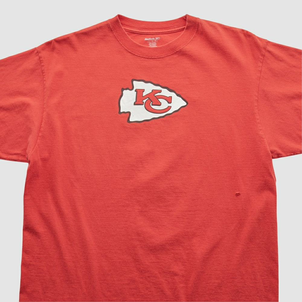 Kansas City Chiefs Reebok 2000s T-shirt Red Vintage - Fanatics