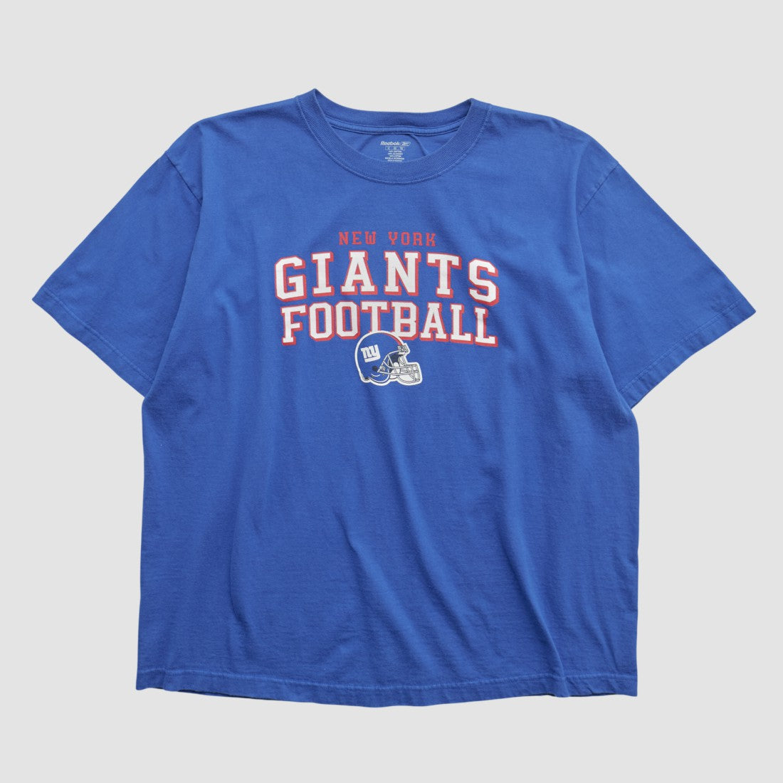 New York Giants Reebok 2010s T-shirt Blue Vintage - Fanatics