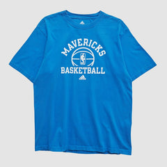 Adidas - Dallas Mavericks 2010s T-shirt - Blue Vintage