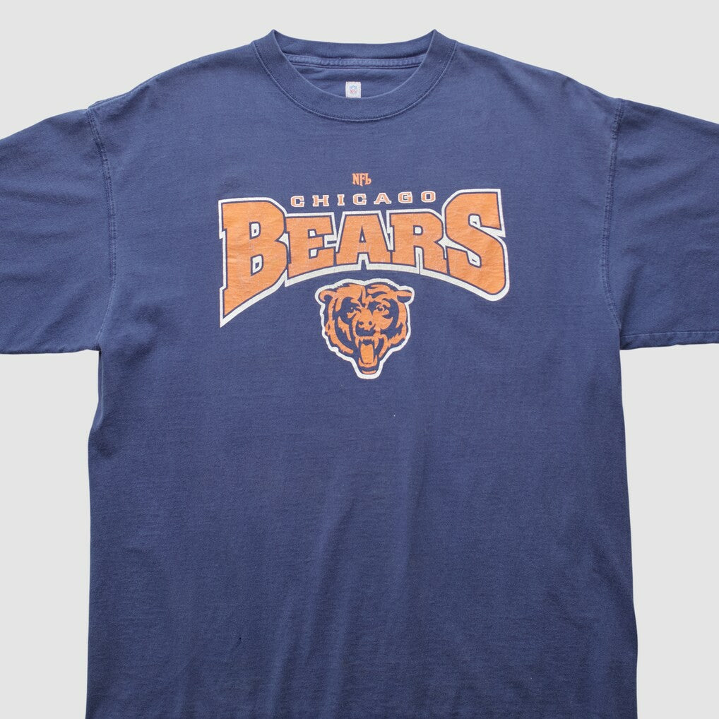 Chicago Bears NFL 2000s T-shirt Navy Vintage - Fanatics