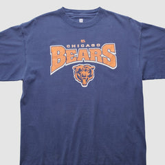 Chicago Bears NFL 2000s T-shirt Navy Vintage - Fanatics