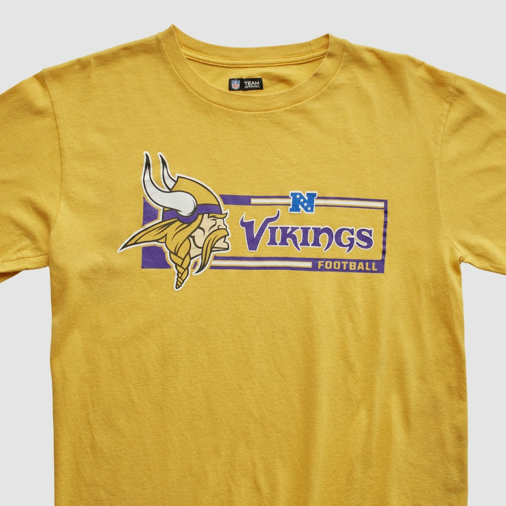 Minnesota Vikings NFL 2010s Long Sleeve T-shirt Yellow Vintage - Fanatics