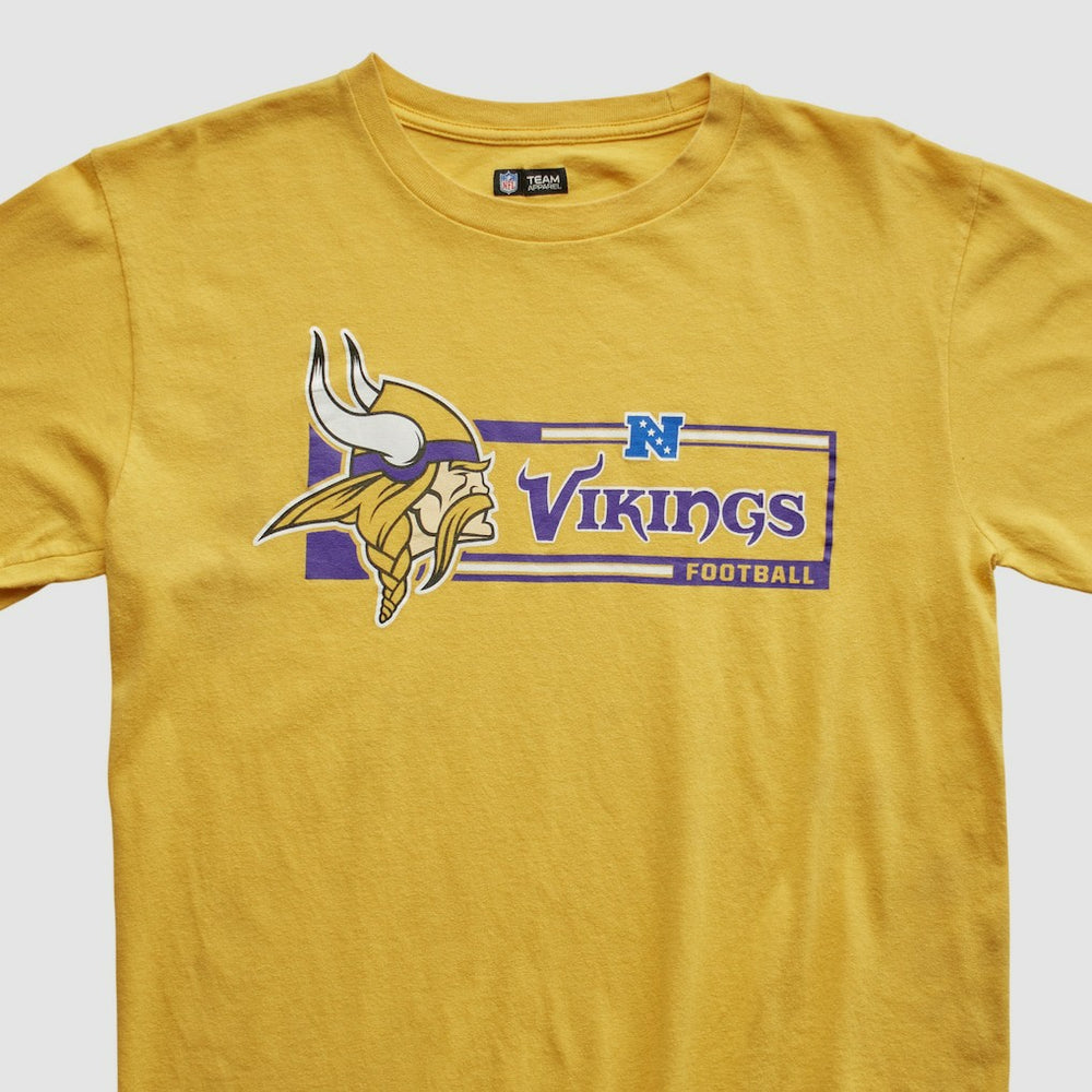 Minnesota Vikings NFL 2010s Long Sleeve T-shirt Yellow Vintage - Fanatics
