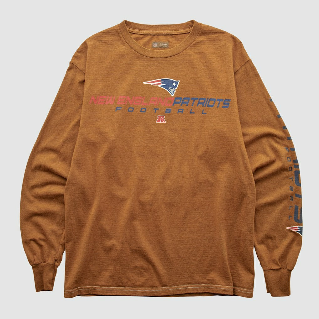 New England Patriots NFL 2000s Long Sleeve T-shirt Clay Vintage - Fanatics