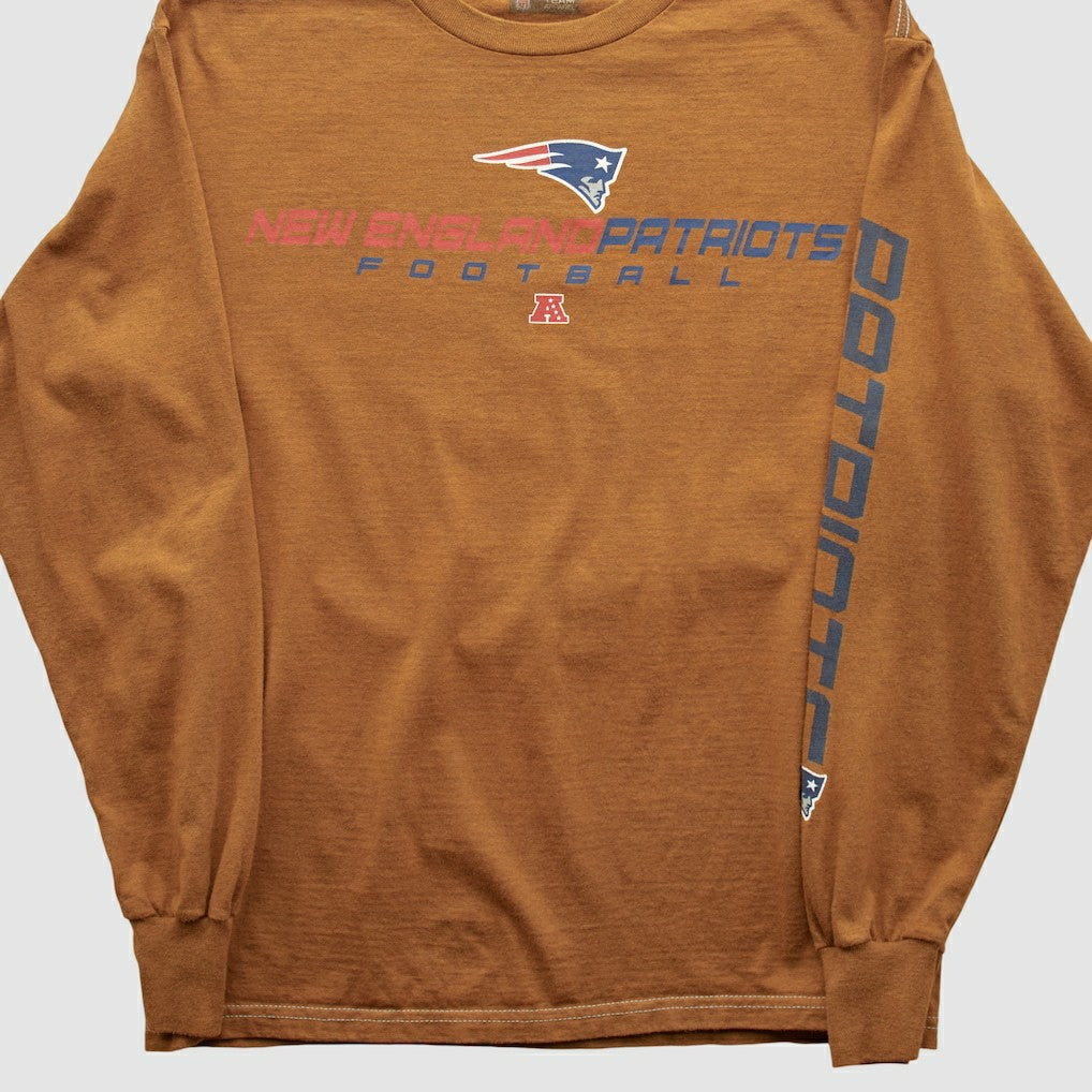 New England Patriots NFL 2000s Long Sleeve T-shirt Clay Vintage - Fanatics