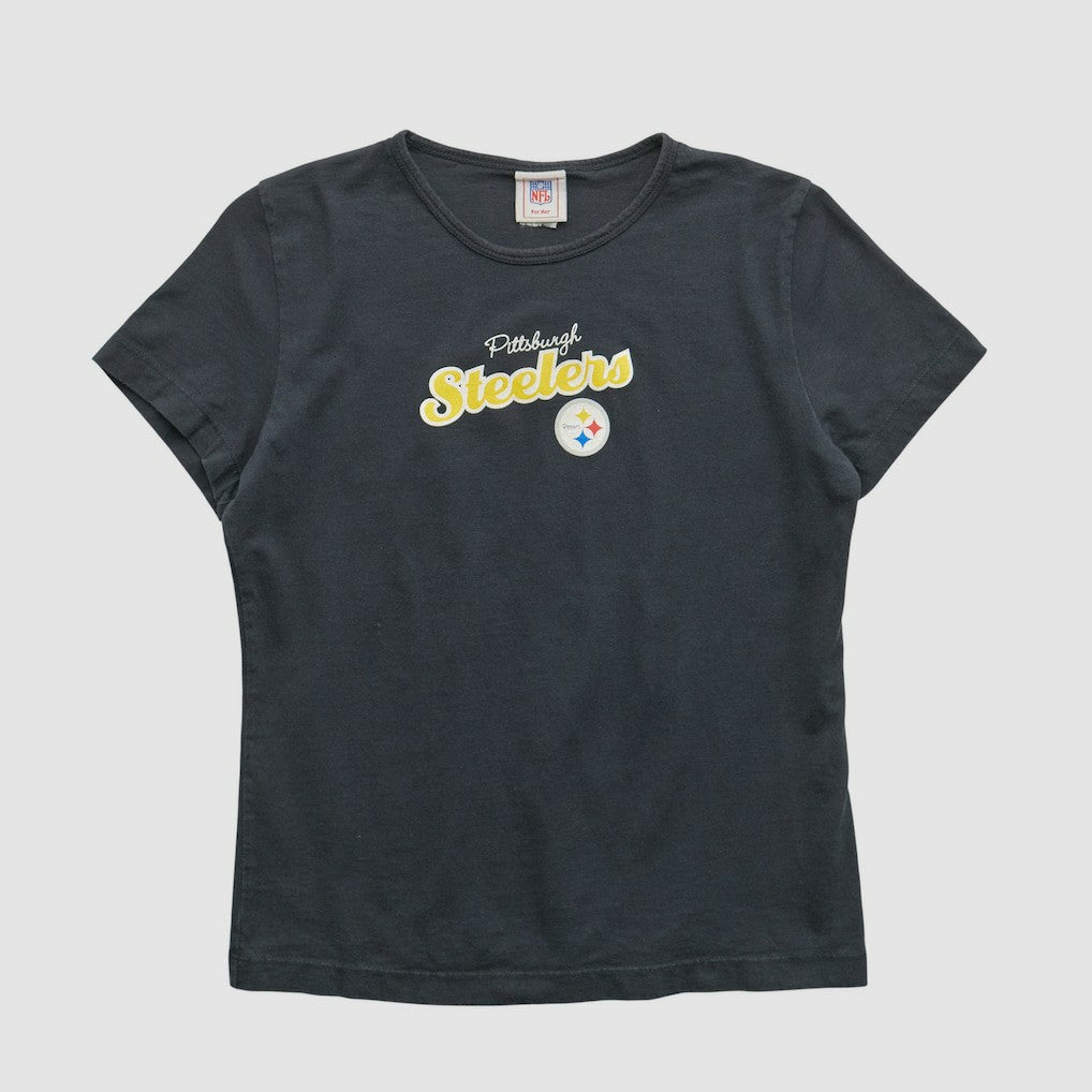 Pittsburgh Steelers NFL 2000s T-shirt Black Vintage - Fanatics