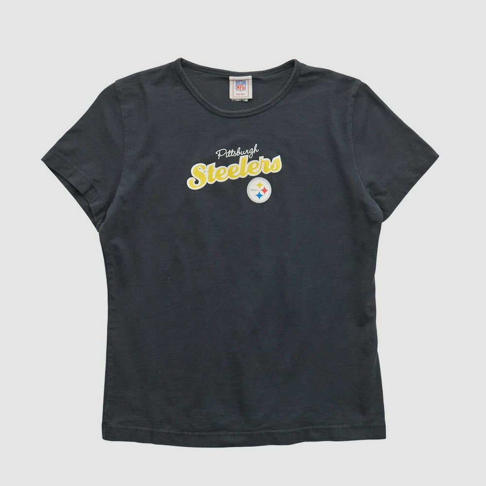 Pittsburgh Steelers NFL 2000s T-shirt Black Vintage - Fanatics
