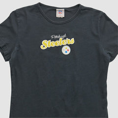 Pittsburgh Steelers NFL 2000s T-shirt Black Vintage - Fanatics