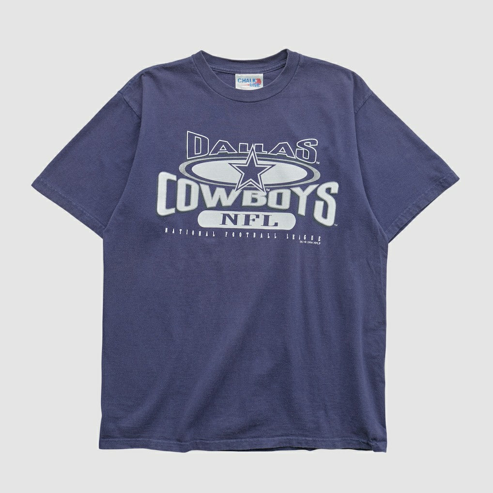 Dallas Cowboys Chalk Line 1996 T-shirt Navy Vintage - Fanatics