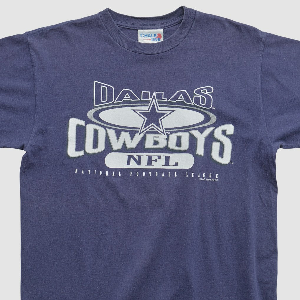 Dallas Cowboys Chalk Line 1996 T-shirt Navy Vintage - Fanatics